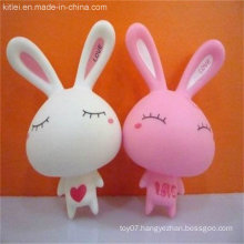 PVC Vinyl White Rabbit Baby Toy